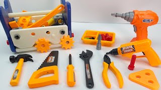 18 Min Unboxing, Building Toys,Electric Saw, Hammer, power tools Screw Machine ASMR | Toy Reviews