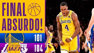 Esse final entre Lakers e Warriors foi DE TIRAR O FÔLEGO!