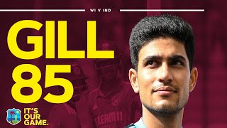 Opening The Batting | Shubman Gill Scores 85 at The Brian Lara Cricket Academy | West Indies v India