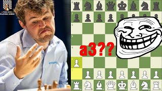 Vua Cờ Magnus Carlsen Troll Hảo Hans Niemann Bằng Khai Cuộc Bựa -  FTX Crypto Cup 2022 Day 2