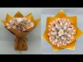 DIY | How To Make Round Money Bouquet | Cara Membuat Buket Uang Bulat Bentuk Bunga