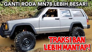 Tips MN78 Pakai Roda Besar! Traksi Ban Jadi Lebih BAIK!