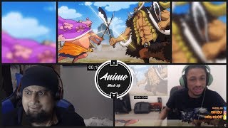 The Frozen Giant Experiment Reaction Mashup Khan Hibou One Piece Ep 585