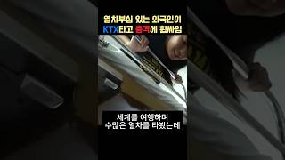 열차부심 있는 외국인이 KTX타고 충격에 휩싸인 이유