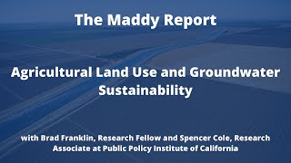 Agricultural Land Use and Groundwater Sustainability