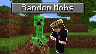 Minecraft but every block we break spawns a random mob