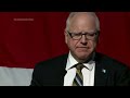 tim walz vows to stand up and fight donald trump s agenda