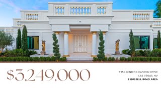 5950 Winding Canyon Drive | Central Las Vegas | IS LUXURY