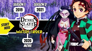 How To Watch Demon Slayer: Kimetsu no Yaiba In The Correct Order?
