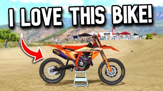 MY 2025 KTM 250F IS HACKING IN MX BIKES!