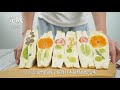 水果三明治│日本網紅正流行│進階版鬰金香 花朵三明治！│ fruit sandwich 👈mook玩什麼