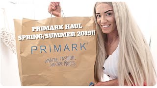 PRIMARK SPRING/SUMMER TRY ON CLOTHING HAUL APRIL 2019