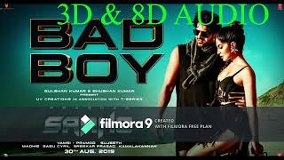 3D Bad Boy song | 8D Bad Boy song | saaho Movie