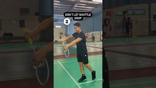 #Badminton drive serve like a #boss💪 👨‍💼👩‍💼💪 #badmintonserve