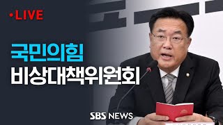 국민의힘 강원 현장 비상대책위원회의 / SBS