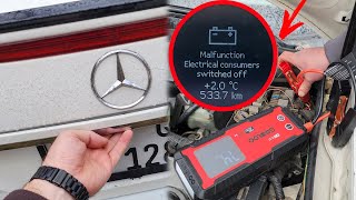 Need to watch. Battery Discharged on Mercedes W211. How to open the trunk dead battery Mercedes W211