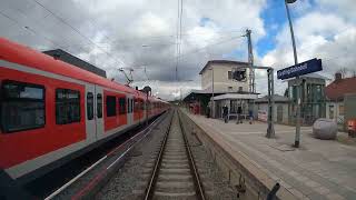 Führerstandsmitnahme S-Bahn München S6 Ebersberg - Leuchtenbergring BR423 26.02.2022