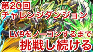 【パズドラ】#319第20回チャレンジダンジョンLV９にリベンジ！【道楽道】