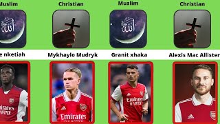 Arsenal squad religion 2023 / christian / islam / budhist / juwism