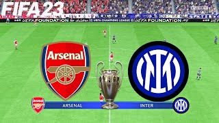 FIFA 23 | Arsenal vs Inter Milan - UCL UEFA Champions League - PS5 Gameplay