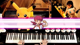 ポケモン カントートレーナー戦 金銀ver 音符マットで演奏してみた