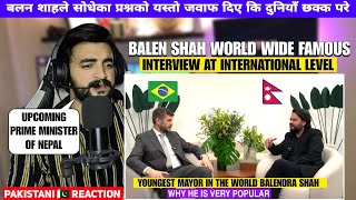 BALEN SHAH OFFICIAL INTERVIEW WITH BRAZILIAN 🇧🇷 WORLD ASSOCIATION |