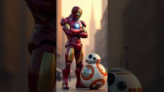 Marvel Wars: Epic Fusion of Marvel Heroes and Star Wars Legends! #shorts #fusion #marvel #starwars