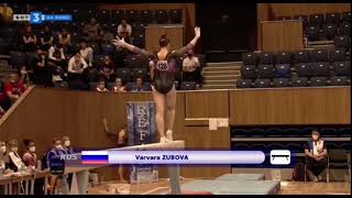 Varvara Zubova - Balance Beam - Varna World Cup 2021