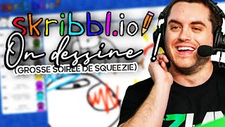 Soirée de Squeezie (Skribbl.io) #5 : On dessine !