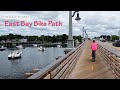 Biking Rhode Island:  East Bay Bike Path - An Impressive New England Experience!