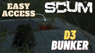 Easy Access to D3 Bunker for New Players (No Detection) - SCUM 1.0