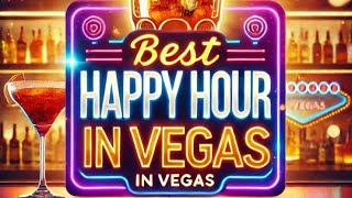 Best Happy Hour Deals in Las Vegas #VegasHappyHour #HappyHourDeals #VegasDrinks