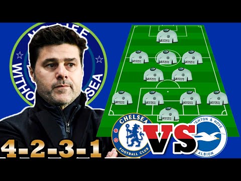 CONOR GALLAGHER OUT! SEE CHELSEA PERFECT PREDICTION 4-2-3-1 STARTING LINEUP VS BRIGHTON IN THE EPL