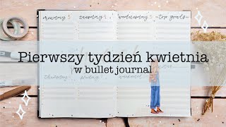 Planowanie pierwszego tygodnia kwietnia 2023 | Bullet Journal | Motyw Górskich Wędrówek