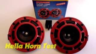 Hella Super Tone Horn Test