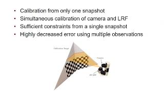 Extrinsic Calibration between a 2D Laser-Rangefinder (LRF) and a Camera