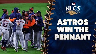 Astros win the pennant! The Astros sweep the Yankees to remain undefeated in the postseason!