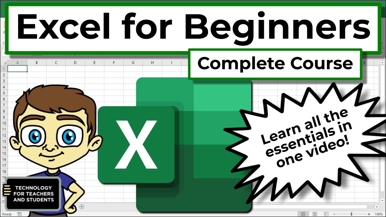 Excel For Beginners - The Complete Course - YouTube