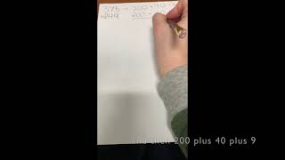 Addition Algorithm: Expanded Addition
