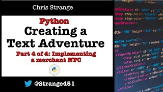 How to Create a Text Adventure Using Python, Part 4 of 4: Implementing a Merchant NPC