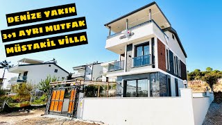 DİDİM SAĞTUR BÖLGESİNDE // DENİZE YAKIN // MÜSTAKİL 3+1 AYRI MUTFAK HAVUZLI VİLLA