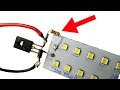 Make automatic ON OFF room emergency Led light, diy idea