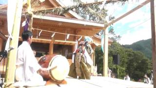 葉山神社御社殿竣工奉祝祭　雄勝法印神楽　鬼門