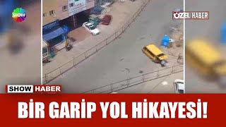 Yolun ortasında otel inşaatı başladı!