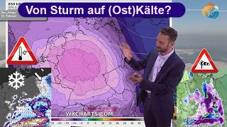 Von stürmisch-mild auf Winter-Block III mit Ost-Kälte? Aktuelle Wettervorhersage 01.-08.02.2023.