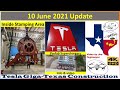 Tesla Gigafactory Texas 10 June 2021 Cyber Truck & Model Y Factory Construction Update (08:00AM)