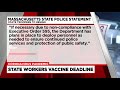 officials weigh in on governor baker s vaccine mandate for state employees