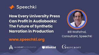The Future of Audiobooks for University Presses: A Panel by the Association of University Presses