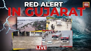 Gujarat Rains LIVE: Heavy Rainfall Wreak Havoc, Triggers Flash Floods | IMD Issues Red Alert