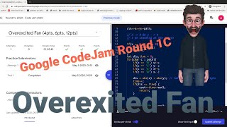 Google CodeJam 2020 Round 1C - Overexcited Fan
